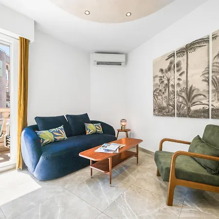 شقة Queen Garden Iii, Elegant 2 Pieces Au Coeur Du Centre Ville, Vue Laterale Mer, Ac *