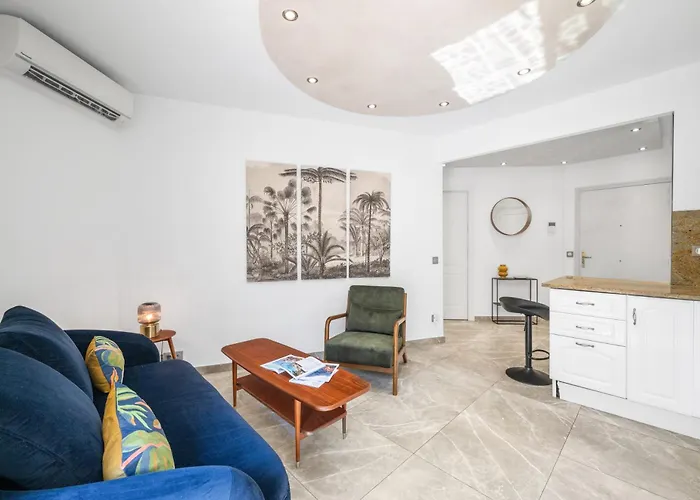 Queen Garden Iii, Elegant 2 Pieces Au Coeur Du Centre Ville, Vue Laterale Mer, Ac Apartment *