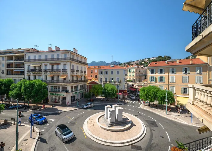 Apartment Queen Garden Iii, Elegant 2 Pieces Au Coeur Du Centre Ville, Vue Laterale Mer, Ac *